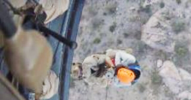 CBP Aircrews Rescue 5 Migrants in Arizona Mountains near Border
