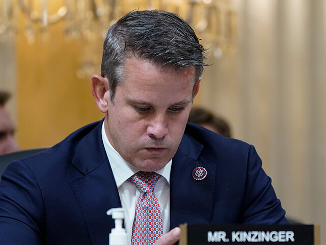 Rep. Adam Kinzinger, R-Ill., listens as the House select committee investigating the Jan.