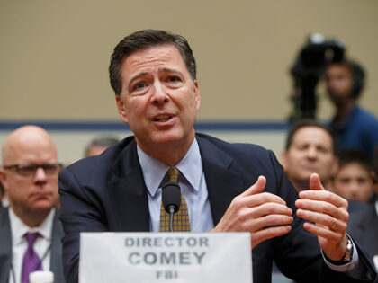 FBI Director James Comey testifies on Capitol Hill in Washington before the House Oversigh