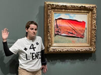 WATCH: Climate Radical Plasters ‘Apocalypse’ Poster on Top of Monet’s ‘Popp