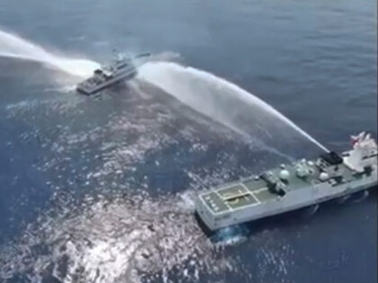 In this image made from video provided by the Philippine Coast Guard, Philippine Coast Gua