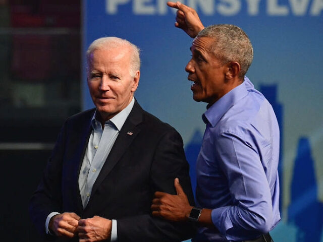 President Biden And Former President Obama Campaign In Philadelphia For State's Democratic