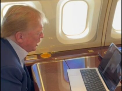 Donald Trump Speaks to D-Day Veterans from His Plane