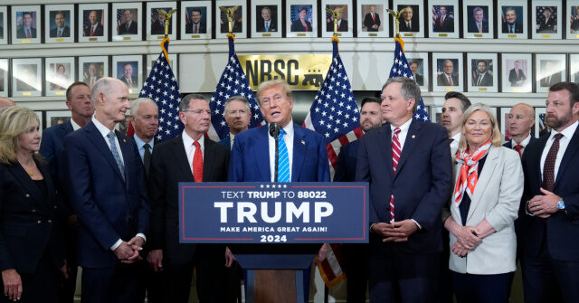 Donald Trump, GOP Senators Show Unified Front in Washington, DC