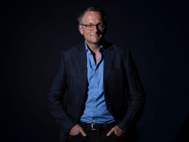 SYDNEY, AUSTRALIA - SEPTEMBER 16: Dr Michael Mosley poses for a photo at the ICC Sydney on