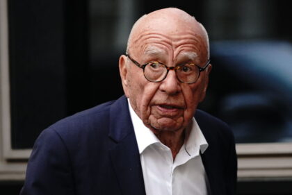 Rupert Murdoch at his annual party at Spencer House, St James' Place in London. Pictu