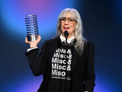 Lizz Winstead speaks onstage during the 27th Annual Webby Awards on May 15, 2023 in New Yo