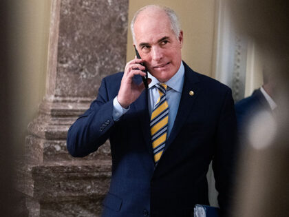 Sen. Bob Casey, D-Pa., is seen after the senate luncheons in the U.S. Capitol on Wednesday