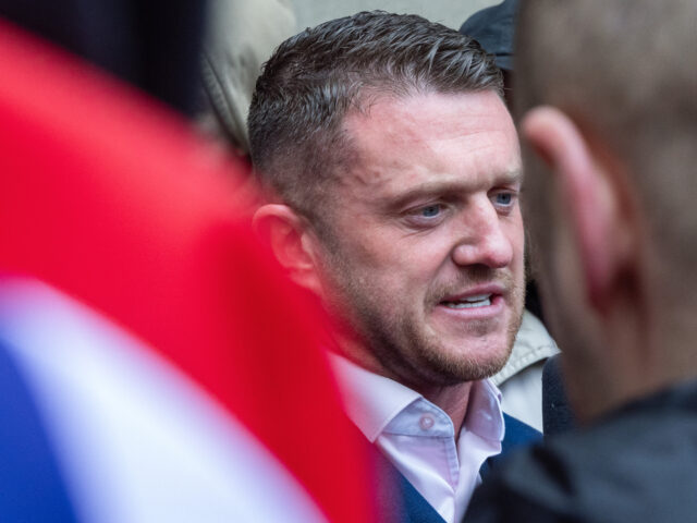 Far-right activist and former leader of the English Defence League (EDL) Stephen Yaxley-Le