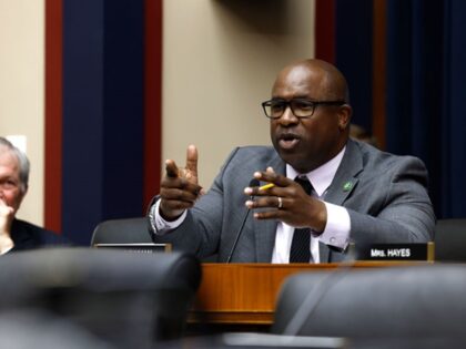 WASHINGTON, DC - MAY 08: Rep. Jamaal Bowman (D-NY) speaks during a hearing with subcommitt