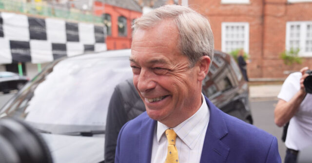 Farage Broadcasts TV Ad, And It's Five Minutes of Silence