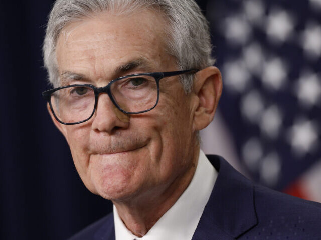 WASHINGTON, DC - JUNE 12: Federal Reserve Bank Chair Jerome Powell announces that interest