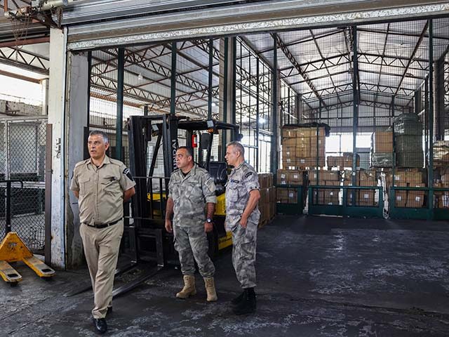 A photo taken during a tour organised by the Lebanese Ministry of Public Works and Transpo