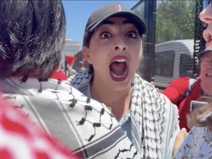 I am Hamas pro-Palestinian protester (Jasmyn Jordan / YAF)