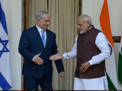 Benjamin Netanyahu meets Modi