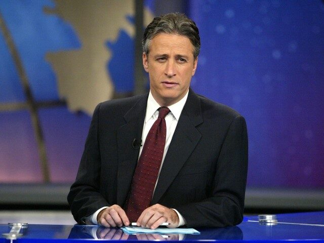 Host Jon Stewart is seen on Comedy Central’s "The Daily Show" August 9, 2004,
