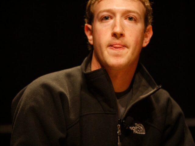 Mark Zuckerberg showing his tongue