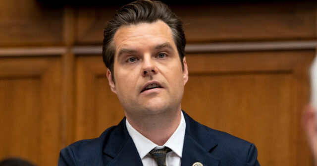 Exclusive: Rep. Matt Gaetz Proposes to Block 'Lawfare' Interference in Presidential Elections