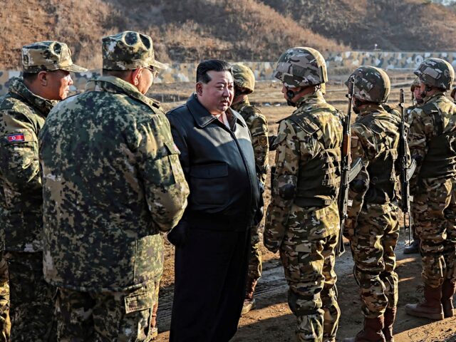 In this photo provided by the North Korean government, North Korean leader Kim Jong Un, ce