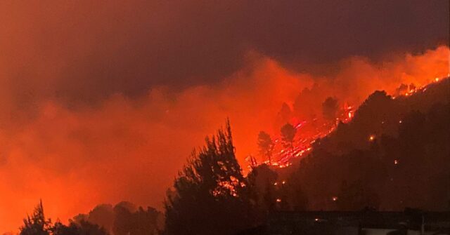 Fires Started by Hezbollah Rockets Blaze Across Northern Israel