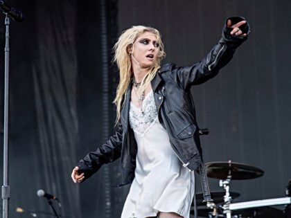 Taylor Momsen of The Pretty Reckless performs at the Louder Than Life Music Festival at th