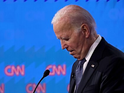 ATLANTA, GEORGIA - JUNE 27: U.S. President Joe Biden participates in the CNN Presidential