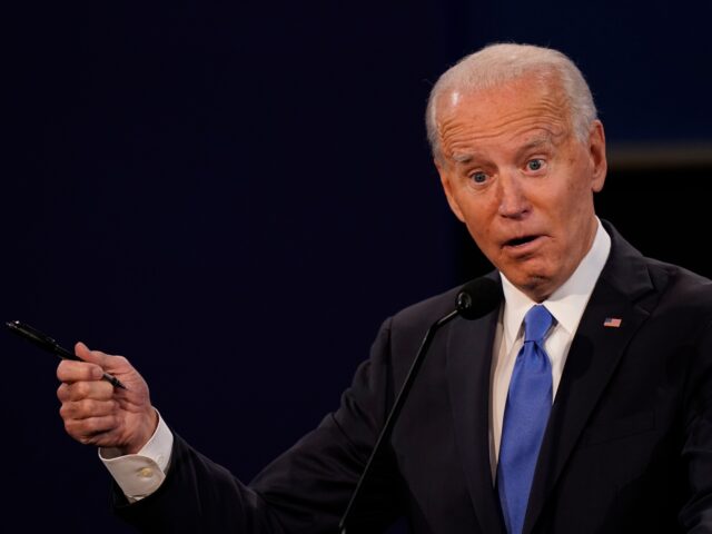Democratic presidential candidate former Vice President Joe Biden speaks during the second
