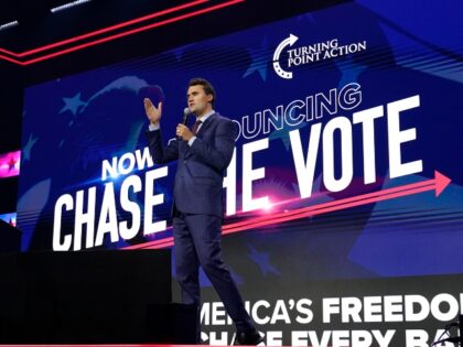 Charlie Kirk, founder of Turning Point USA , speaks during the Turning Point Action confer