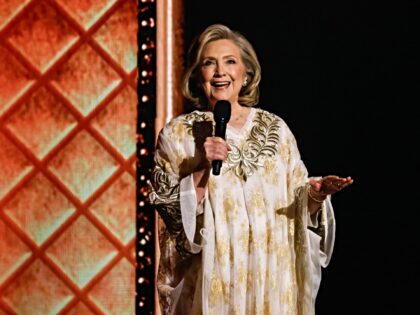 NEW YORK - JUNE 16: Hillary Clinton at THE 77TH ANNUAL TONY AWARDS, live from the David H.