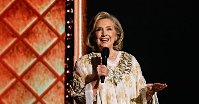 Hillary Clinton Gets Standing Ovation at Tony Awards, Lectures Audience on ‘How Important It Is to Vote’