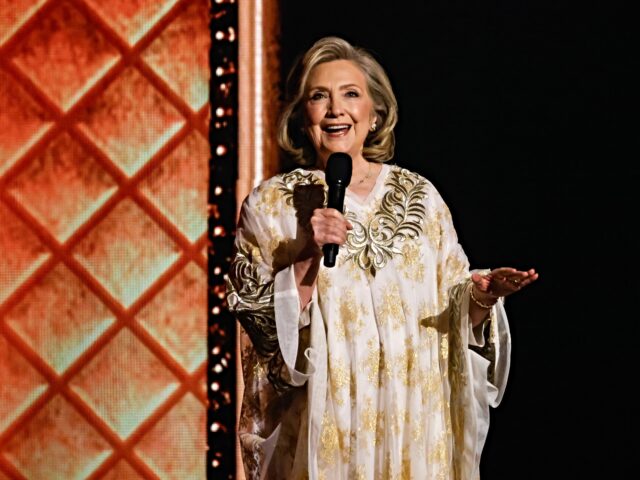 NEW YORK - JUNE 16: Hillary Clinton at THE 77TH ANNUAL TONY AWARDS, live from the David H.