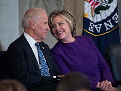 UNITED STATES - DECEMBER 08: Vice President Joe Biden and former Secretary of State Hillar