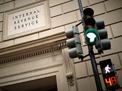 WASHINGTON, DC - APRIL 27: The Internal Revenue Service headquarters building appeared to