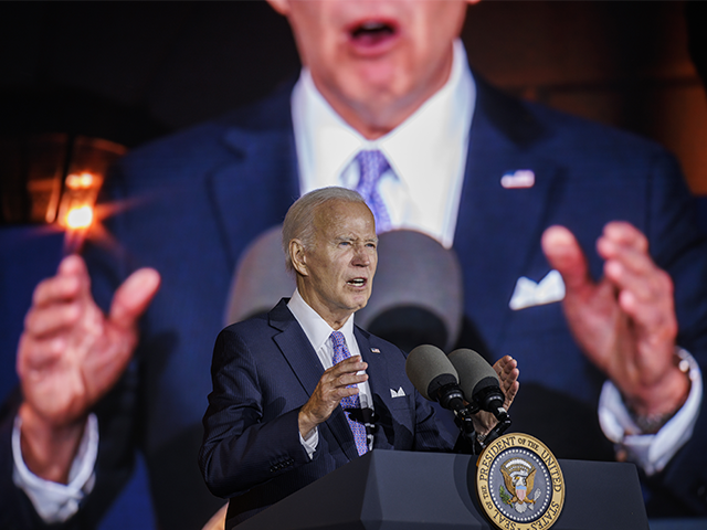 President Joe Biden speaks during a Juneteenth concert on the South Lawn of the White Hous