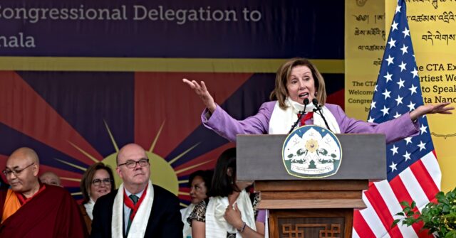 Michael McCaul and Nancy Pelosi Meet Dalai Lama in India, Outraging China