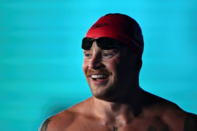 Britain's Adam Peaty is a three-time Olympic swimming gold medallist