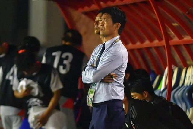 Hajime Moriyasu has taken Japan into the third World Cup qualifying round