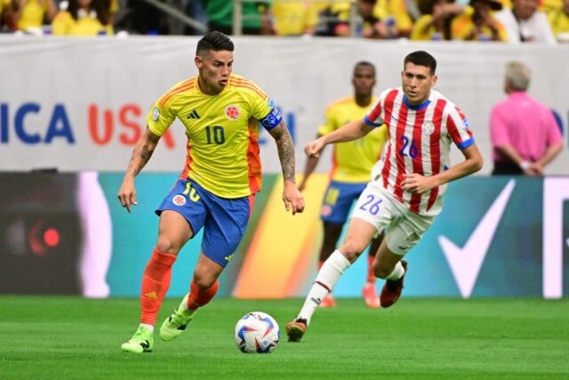 James Rodriguez created two goals in Colombia's opening Copa America victory over Paraguay