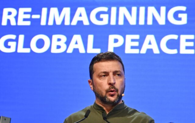 Volodymyr Zelensky expressed disappointment that 'some world leaders' had not signed up to