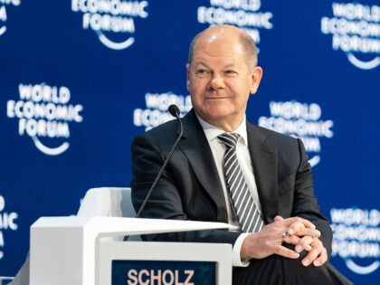 Olaf Scholz, Vice-Chancellor and Federal Minister of Finance of Germany speaking in The Gl