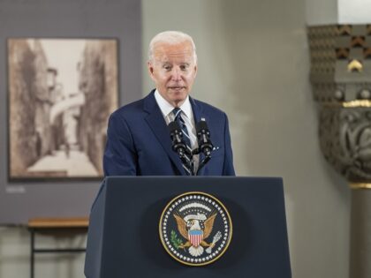 President Joe Biden delivers remarks at an event to announce U.S. assistance to the East J