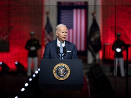 President Joe Biden delivers remarks on the soul of the nation, Thursday, September 1, 202