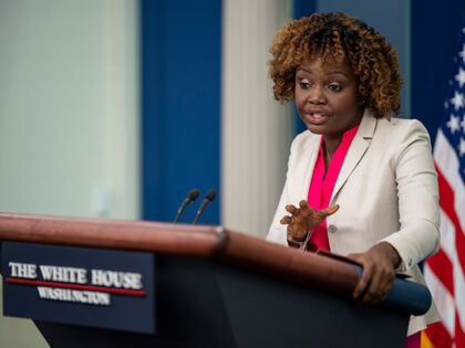 Press Secretary Karine Jean-Pierre holds a press briefing, Thursday, February 2, 2023, in
