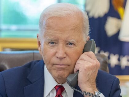 President Joe Biden speaks on the phone with Texas Lt. Gov. Dan Patrick to discuss his app