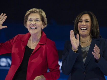 Senator Elizabeth Warren, a Democrat from Massachusetts and 2020 presidential candidate, l