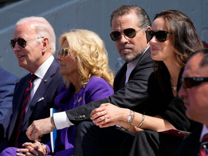 President Joe Biden attends his granddaughter Maisy Biden's commencement ceremony with fir