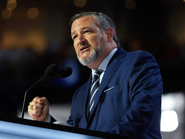 Sen. Ted Cruz, R-Texas., speaks during the Republican National Convention Tuesday, July 16, 2024, i