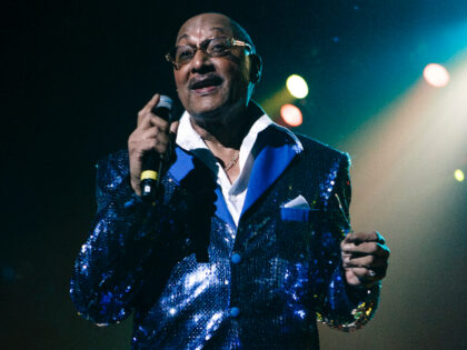 LEEDS, UNITED KINGDOM - APRIL 01: Abdul Duke Fakir of The Four Tops performs on stage at F