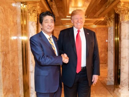 Abe Shinzo and Donald Trump