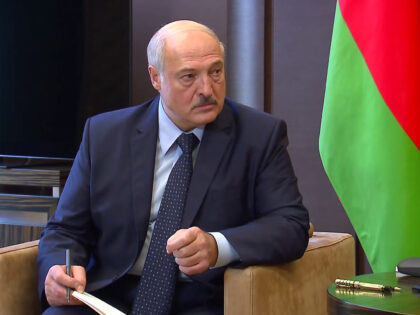 President of the Republic of Belarus Alexander Lukashenko during a meeting with President
